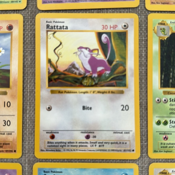 Vintage Pokémon Card Bundle (12) 1995 Perfect Condition Please See All Pics - Picture 8 of 14